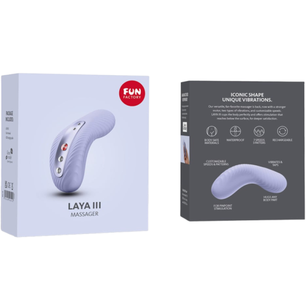FUN FACTORY - VIBRATEUR RECHARGEABLE LAYA III SOFT VIOLET - – Image 6