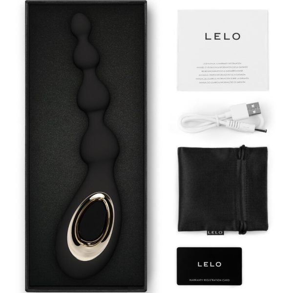 LELO - MASSEUR ANAL SORAYA BEADS NOIR - – Image 2