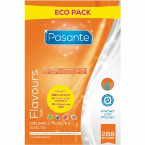 PASANTE - PRÉSERVATIFS ECO PACK SAVEURS SAC 288 UNITÉS -