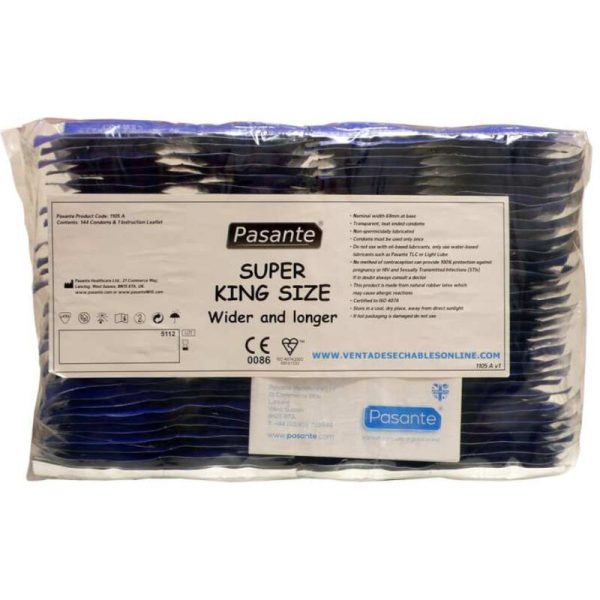 PASANTE - PRÉSERVATIFS TAILLE SUPER KING SAC 144 UNITÉS - – Image 3