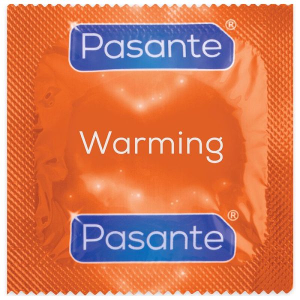 PASANTE - PRÉSERVATIFS EFFET CHAUFFANT SAC 144 UNITÉS -