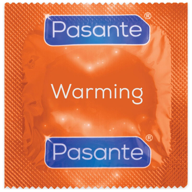 PASANTE - PRÉSERVATIFS EFFET CHAUFFANT SAC 144 UNITÉS -