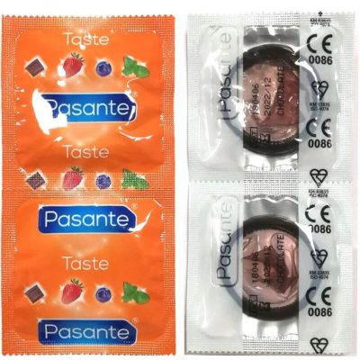 PASANTE - PRÉSERVATIFS SAVEUR CHOCOLAT TEMPTATION SAC 144 UNITÉS -