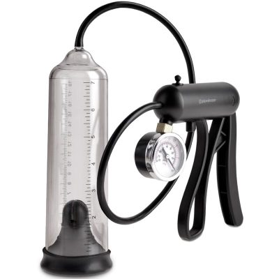 PUMP WORX - POMPE PUISSANTE PRO-GAUGE TRANSPARENTE -