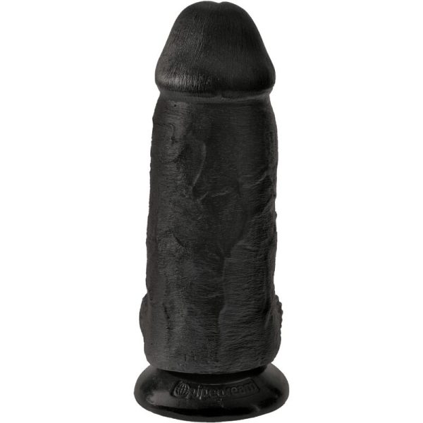 KING COCK - PÉNIS RÉALISTE CHUBBY 23 CM NOIR - – Image 2