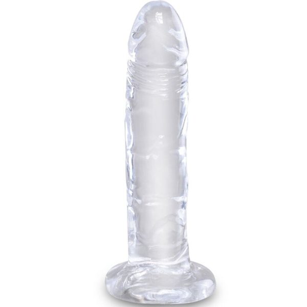 KING COCK - CLEAR PÉNIS RÉALISTE 15.5 CM TRANSPARENT -