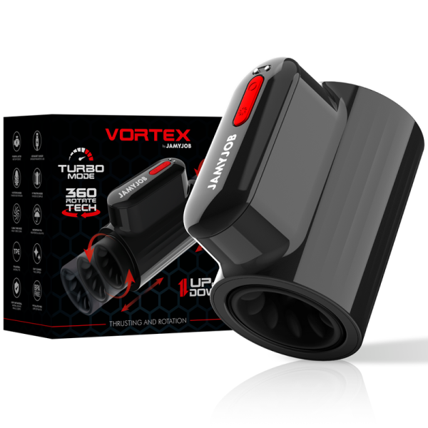 JAMYJOB - MASTURBATEUR  VORTEX ET ROTATION TECH TURBO MODE - – Image 2