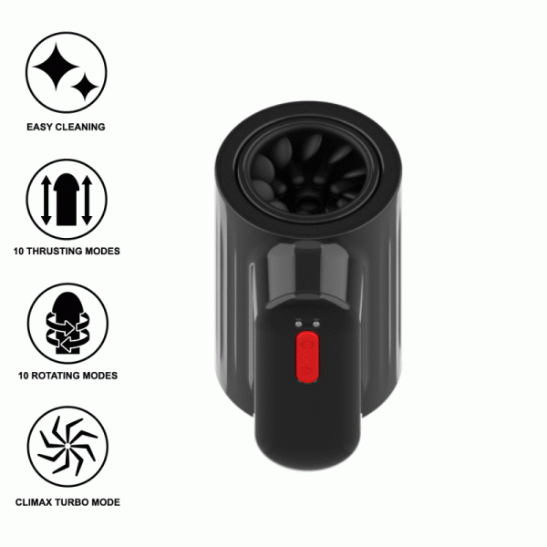 JAMYJOB - MASTURBATEUR  VORTEX ET ROTATION TECH TURBO MODE -