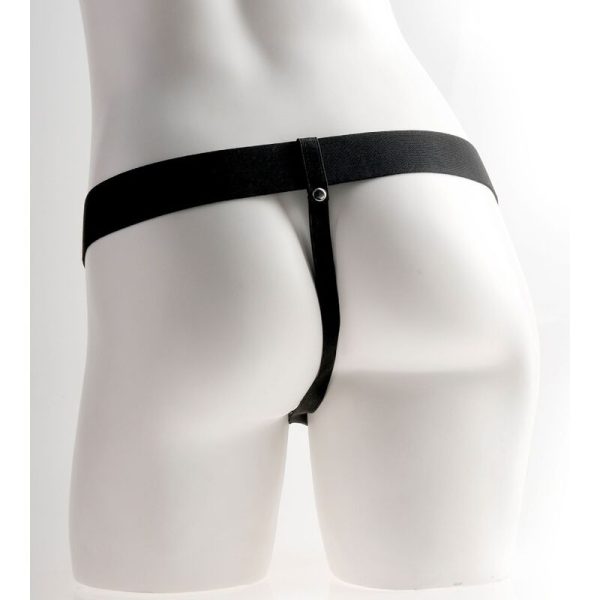 FETISH FANTASY SERIES - HARNAIS RÉGLABLE PÉNIS RÉALISTE AVEC BALLES RECHARGEABLES ET VIBRATEUR 28 CM - – Image 5