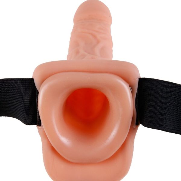 FETISH FANTASY SERIES - HARNAIS RÉGLABLE TÉLÉCOMMANDE PÉNIS RÉALISTE AVEC TESTICULES 17,8 CM - – Image 4