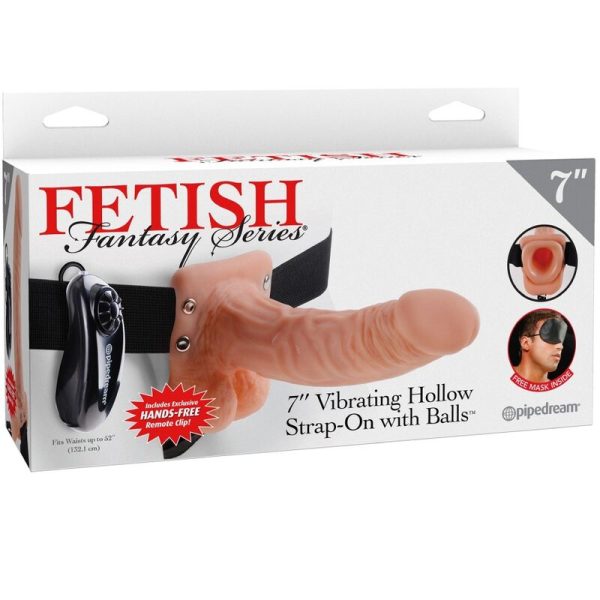 FETISH FANTASY SERIES - HARNAIS RÉGLABLE TÉLÉCOMMANDE PÉNIS RÉALISTE AVEC TESTICULES 17,8 CM - – Image 6