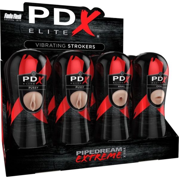 PDX ELITE - ENSEMBLE DE COUREURS 12 UNITÉS: 6X VAGIN, 3X ANO, 3X BOUCHE -