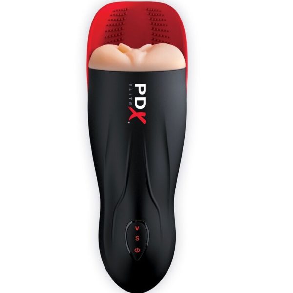 PDX ELITE - STROKER FUCK-O-MATIC VAGIN DOUBLE VIBRATION PÉNIS ET TESTICULES - – Image 2