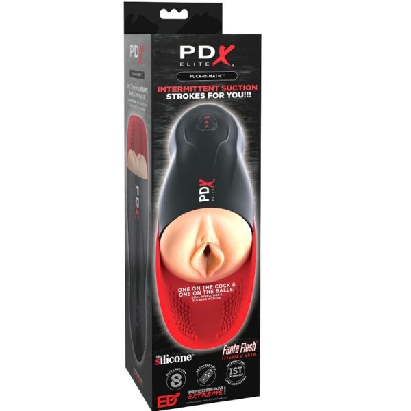 PDX ELITE - STROKER FUCK-O-MATIC VAGIN DOUBLE VIBRATION PÉNIS ET TESTICULES - – Image 3