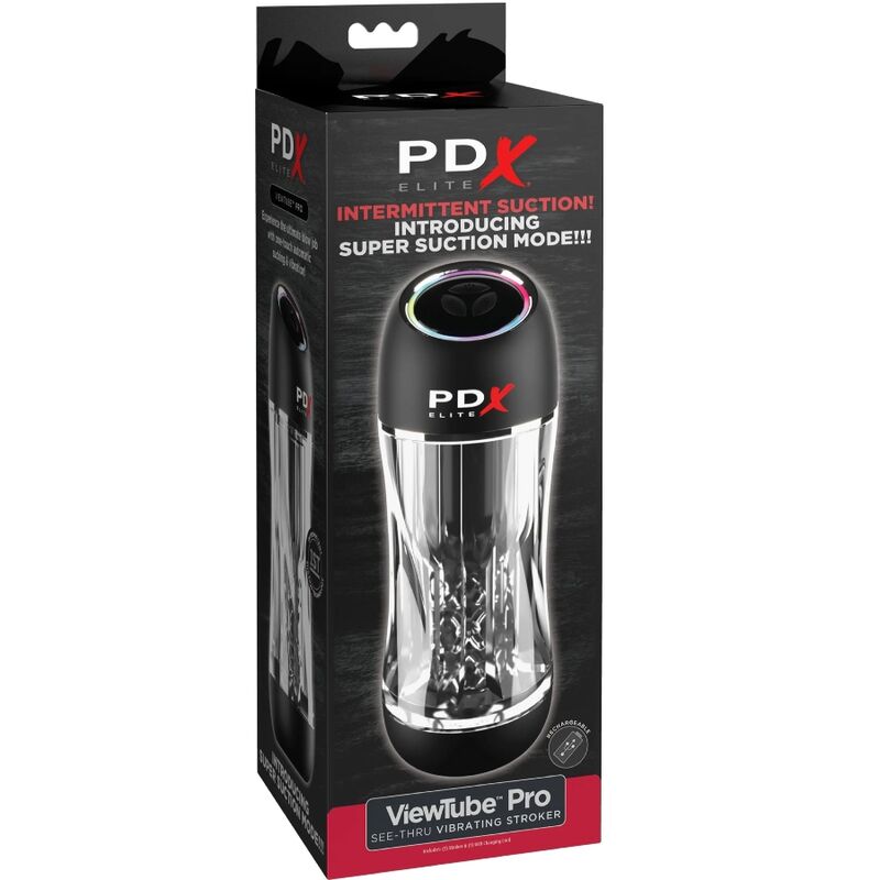PDX ELITE - VIBRATEUR STROKER VIEWTUBE PRO TRANSPARENT - – Image 3