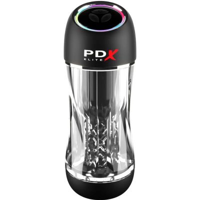 PDX ELITE - VIBRATEUR STROKER VIEWTUBE PRO TRANSPARENT -