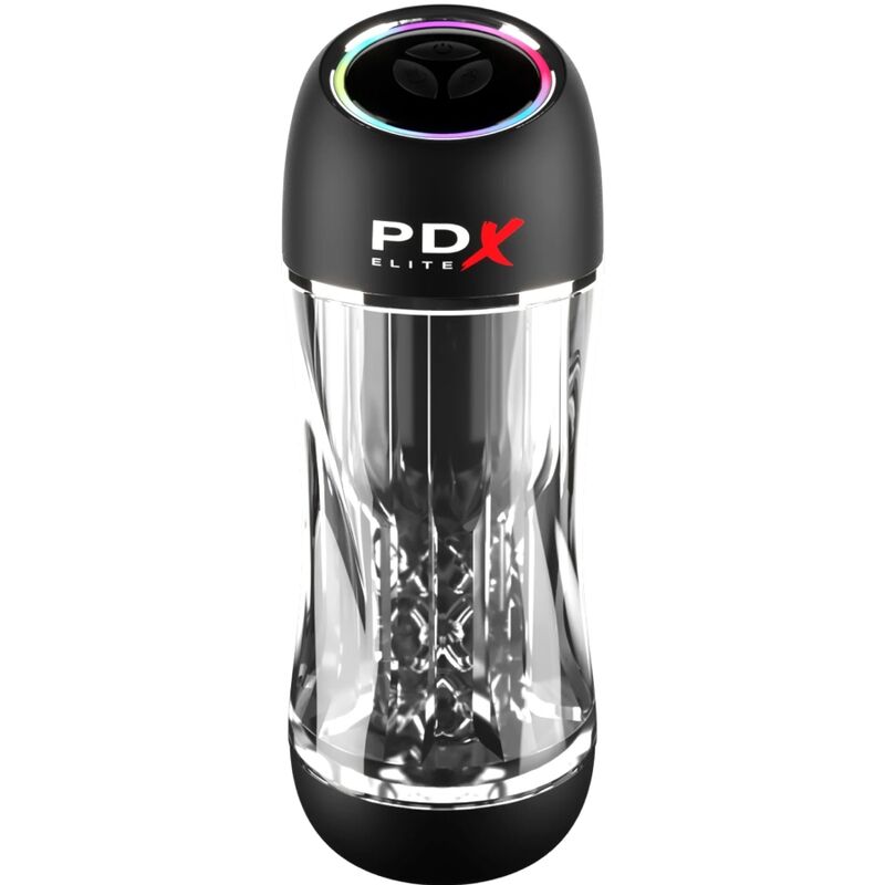 PDX ELITE - VIBRATEUR STROKER VIEWTUBE PRO TRANSPARENT -