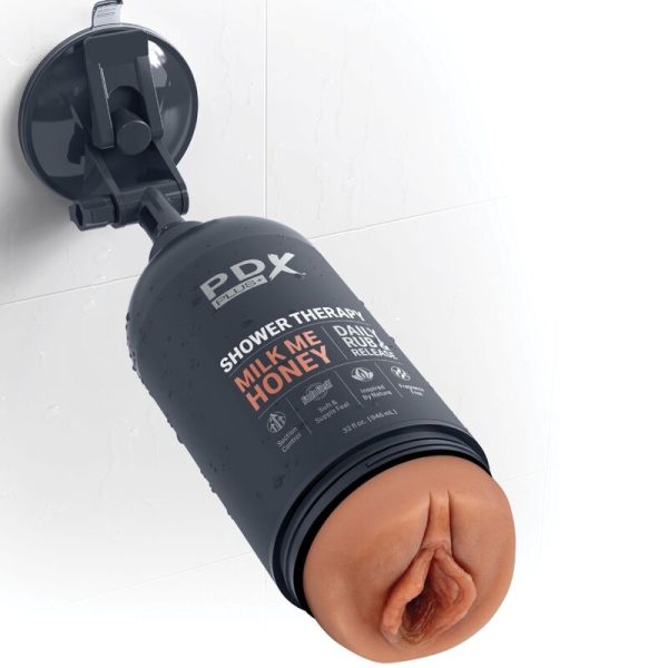 PDX PLUS - MASTURBATEUR STROKER CONCEPTION DE BOUTEILLE DISCRÈTE MILK ME HONEY CANDY SHAMPOOING - – Image 2