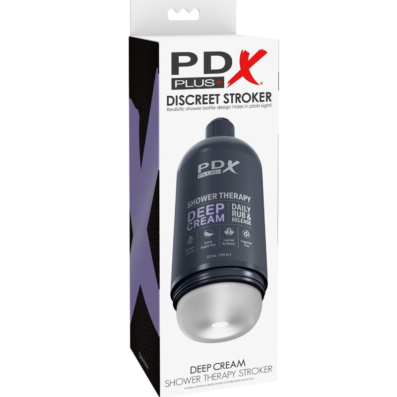 PDX PLUS - STROKER MASTURBATEUR DISCRET DEEP CREAM SHAMPOOING CONCEPTION DE BOUTEILLE - – Image 6