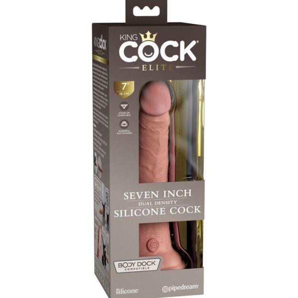 KING COCK - ELITE GODE RÉALISTE EN SILICONE 17.8 CM - – Image 5