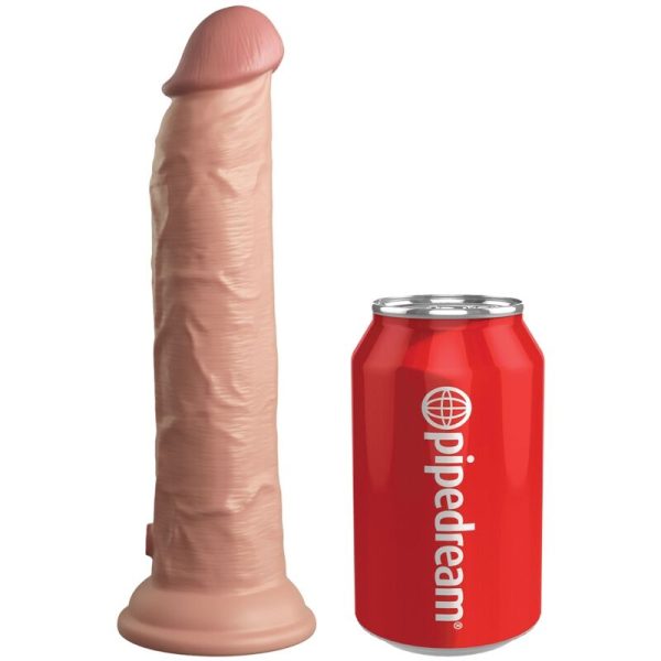 KING COCK - ELITE VIBRATEUR GODE RÉALISTE & TÉLÉCOMMANDE EN SILICONE 23 CM -