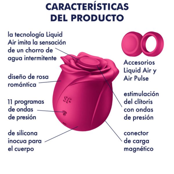 SATISFYER - AIR PULSE VIBRATEUR FLEUR CLASSIQUE PRO 2 - – Image 6