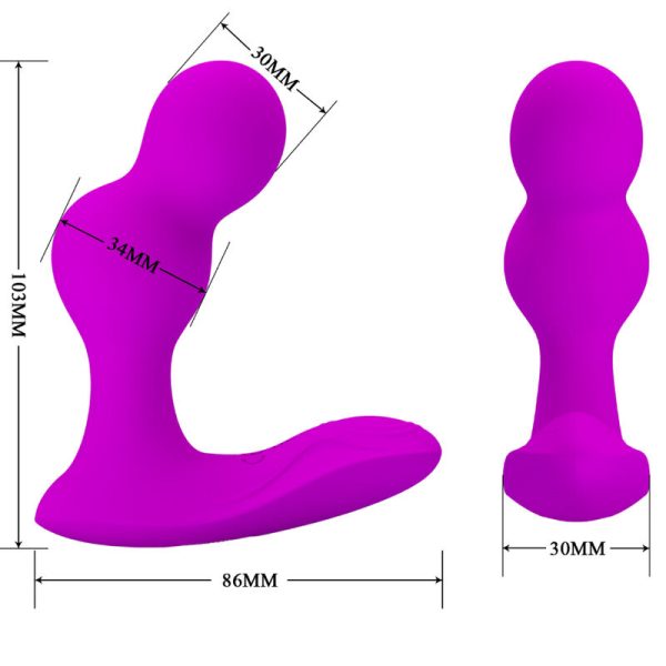 PRETTY LOVE - MASSAGER VIBRATEUR ANAL TERRANCE AVEC TÉLÉCOMMANDE - – Image 5