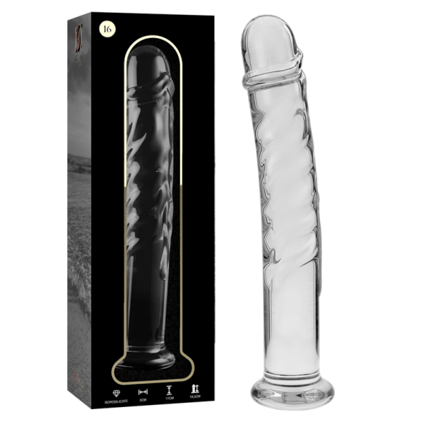 NEBULA SERIES BY IBIZA - MODÈLE 16 GODE EN VERRE BOROSILICATE CLAIR 18.5 CM -O- 3 CM - – Image 2
