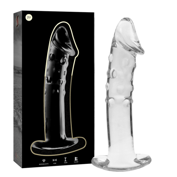 NEBULA SERIES BY IBIZA - MODÈLE 19 GODE EN VERRE BOROSILICATE CLAIR 18.5 CM -O- 4 CM - – Image 2
