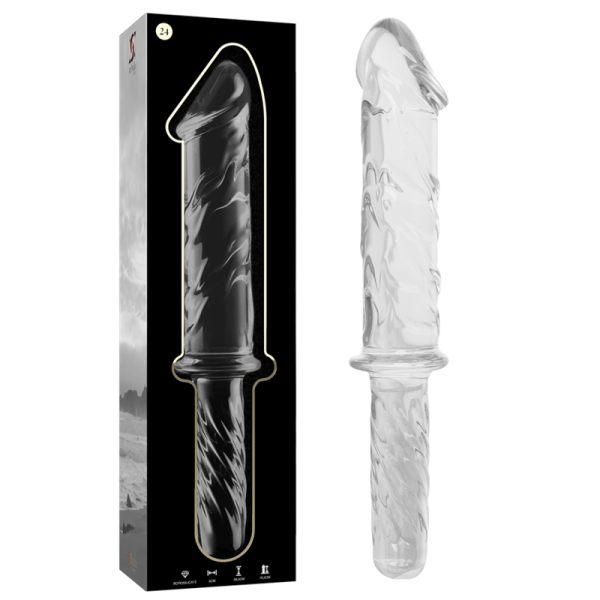 NEBULA SERIES BY IBIZA - MODÈLE 24 GODE EN VERRE BOROSILICATE CLAIR 28.5 CM -O- 5 CM - – Image 2