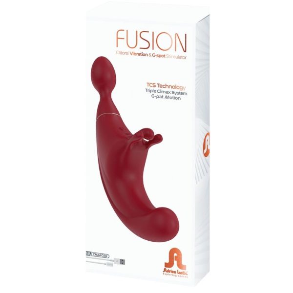 ADRIEN LASTIC - FUSION STIMULATEUR TRIPLE CLITORIS & POINT G ROUGE - – Image 3