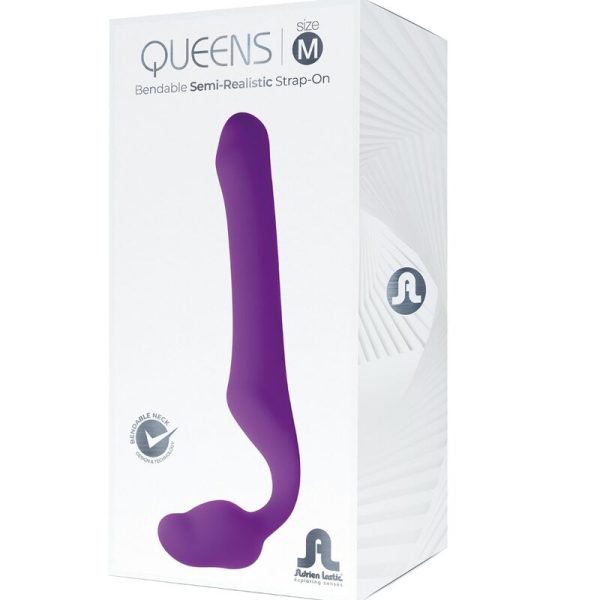 ADRIEN LASTIC - QUEENS STRAP-ON SOUPLE VIOLET TAILLE M - – Image 5