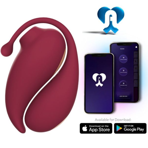 ADRIEN LASTIC - INSPIRATION CLITORIS SUCKER + OEUF VIBRANT ROUGE - APPLICATION GRATUITE -