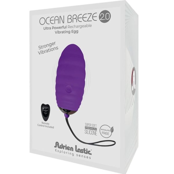 ADRIEN LASTIC - OCEAN BREEZE 2.0 OEUF VIBRANT RECHARGEABLE TÉLÉCOMMANDE VIOLET - – Image 4