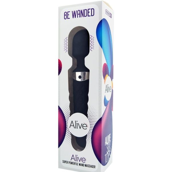 ALIVE - MASSEUR VIBRATEUR BE WANDED NOIR - – Image 2