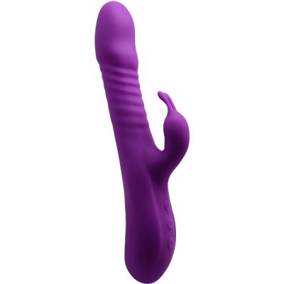 ALIVE - ROMAX VIBRATEUR LAPIN SILICONE VIOLET -