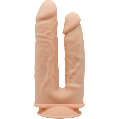 SILEXD - MODÈLE 1 VIBRATEUR PÉNIS RÉALISTE DOUBLE PÉNÉTRATION PREMIUM SILEXPAN SILICONE TÉLÉCOMMANDE 17.5 / 19.5 CM -