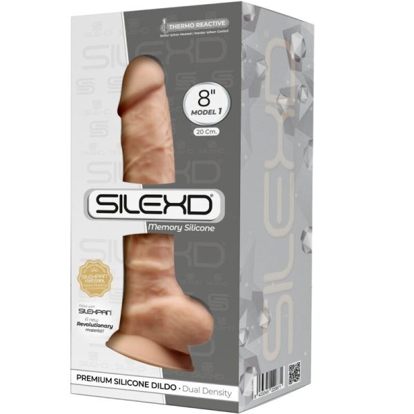 SILEXD - MODÈLE 1 PÉNIS RÉALISTE PREMIUM SILEXPAN SILICONE 20 CM - – Image 2
