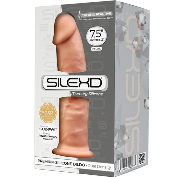 SILEXD - MODÈLE 2 PÉNIS RÉALISTE PREMIUM SILEXPAN SILICONE 19 CM - – Image 3