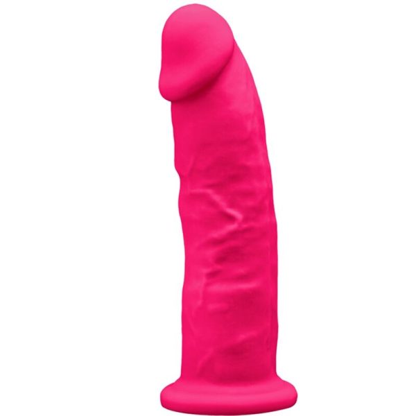 SILEXD - MODÈLE 2 PÉNIS RÉALISTE PREMIUM SILEXPAN SILICONE FUCHSIA 19 CM -