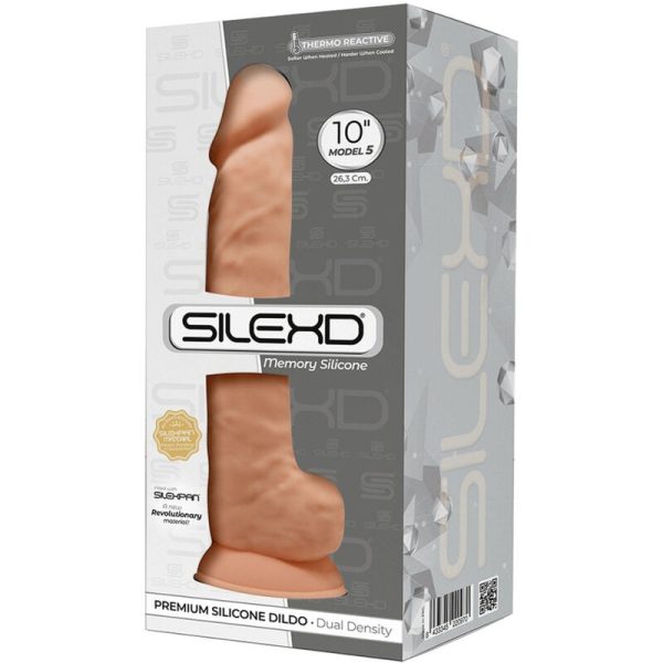 SILEXD - MODÈLE 1 PÉNIS RÉALISTE PREMIUM SILEXPAN SILICONE 26.6 CM - – Image 3