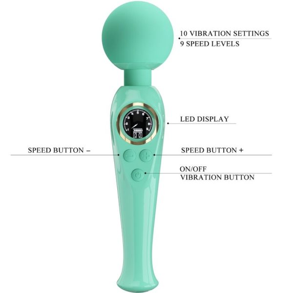 PRETTY LOVE - VIBRATEUR BAGUETTE VERTE SKYLER - – Image 7