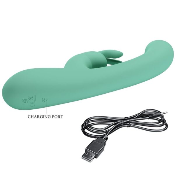 PRETTY LOVE - VIBRATEUR LAMAR LAPIN ET POINT G VERT - – Image 7