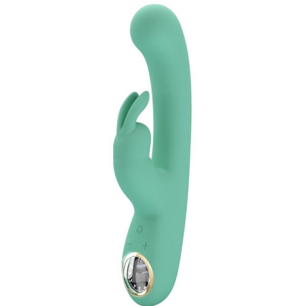 PRETTY LOVE - VIBRATEUR LAMAR LAPIN ET POINT G VERT -