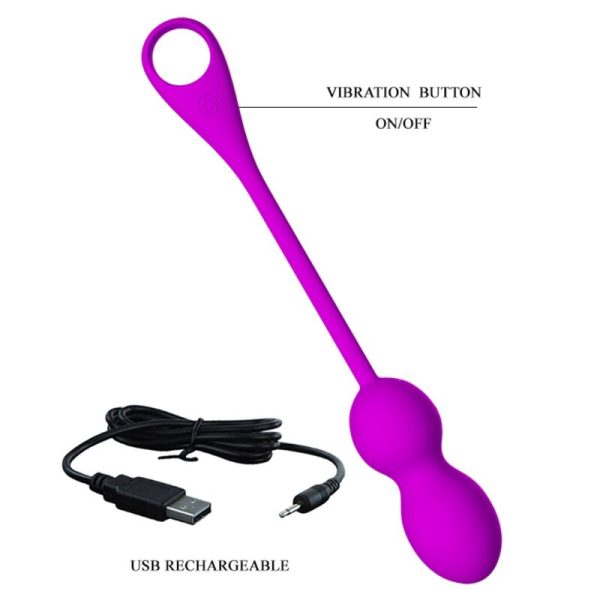 PRETTY LOVE - BALLES VIBRANTES RECHARGEABLES ELVIRA VIOLET - – Image 5