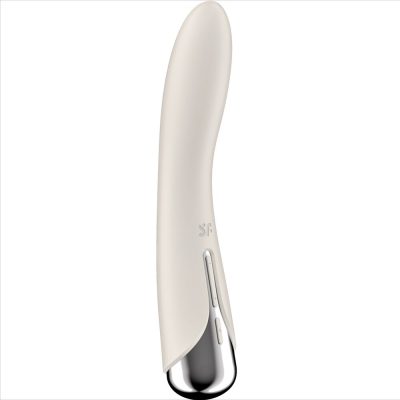 SATISFYER - VIBRATEUR ROTATEUR SPINNING VIBE 1 G-SPOT BEIGE -