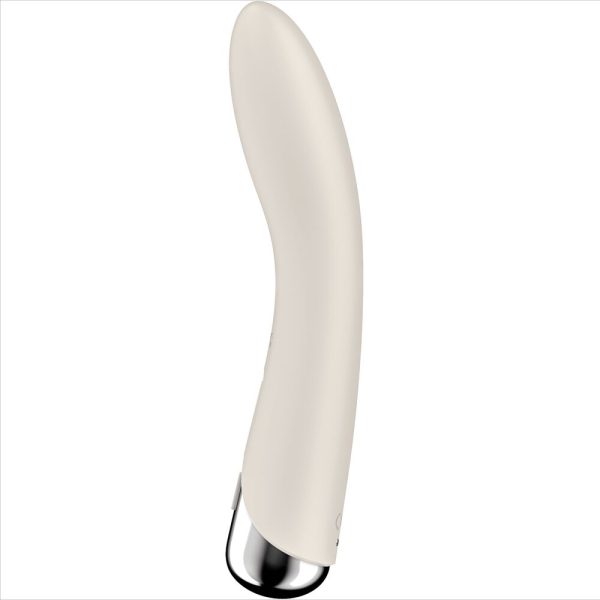 SATISFYER - VIBRATEUR ROTATEUR SPINNING VIBE 1 G-SPOT BEIGE - – Image 4