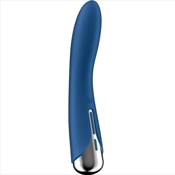 SATISFYER - VIBRATEUR ROTATEUR BLEU SPINNING VIBE 1 G-SPOT -