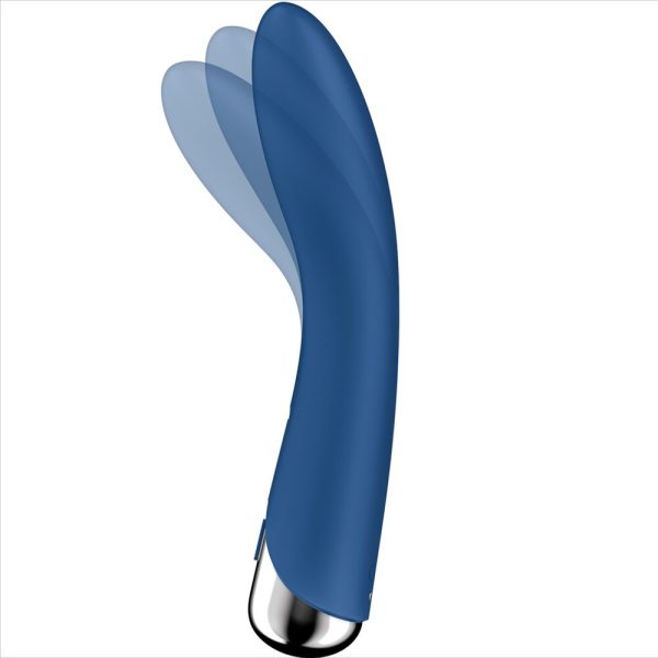 SATISFYER - VIBRATEUR ROTATEUR BLEU SPINNING VIBE 1 G-SPOT - – Image 5