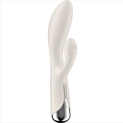 SATISFYER - SPINNING RABBIT 1 CLITORIS ET STIMULATION DU POINT G BEIGE -